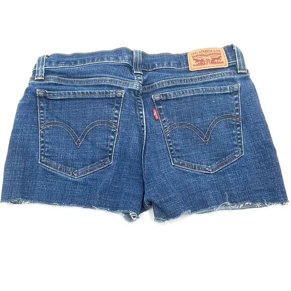LEVI'S women's distressed denim short - SIZE 26 - Picture 1 of 13